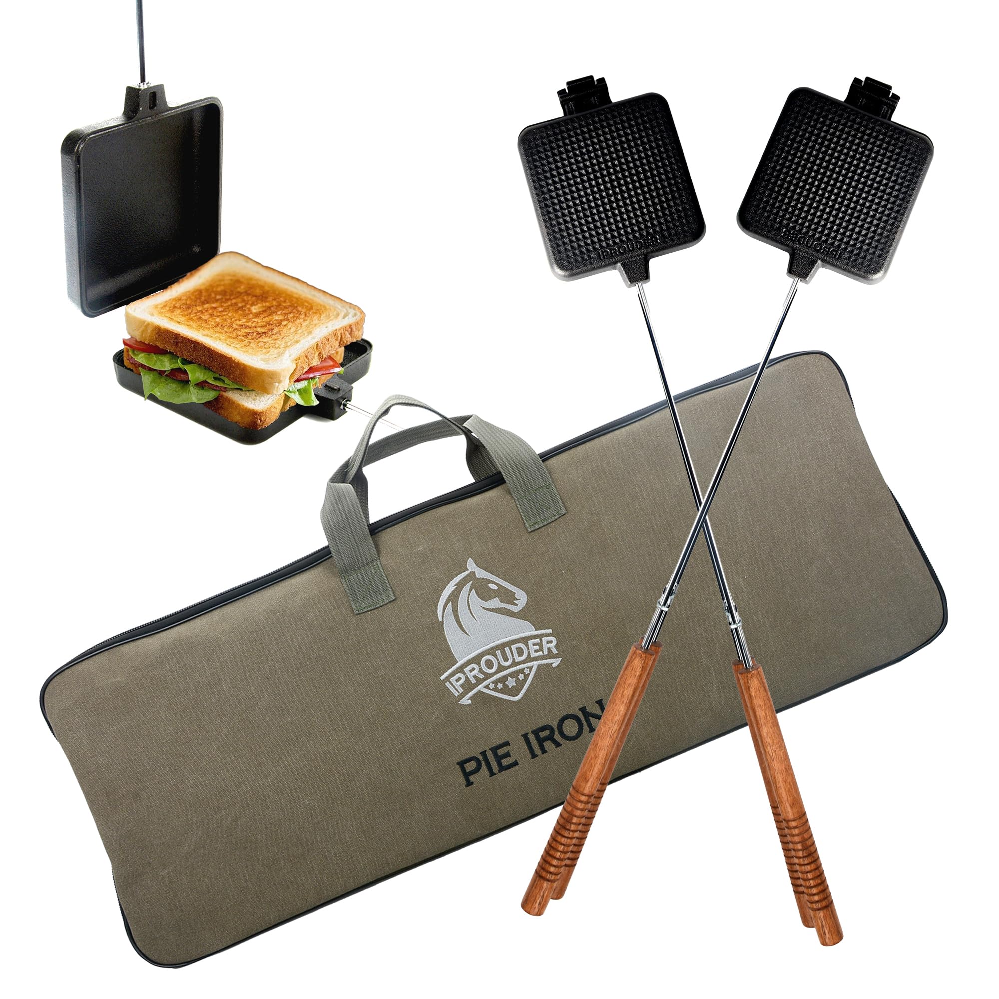 IPROUDER Campfire Pie Iron 4.9