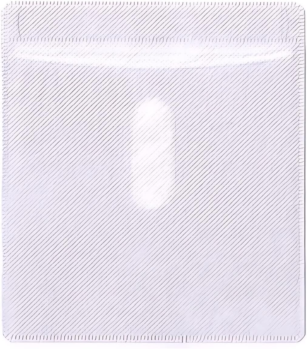 Mediaxpo Premium CD Double Sided Plastic Sleeves - Plastic CD Sleeve for Ultimate Protection and Organization (White) (Pack of 1,000)