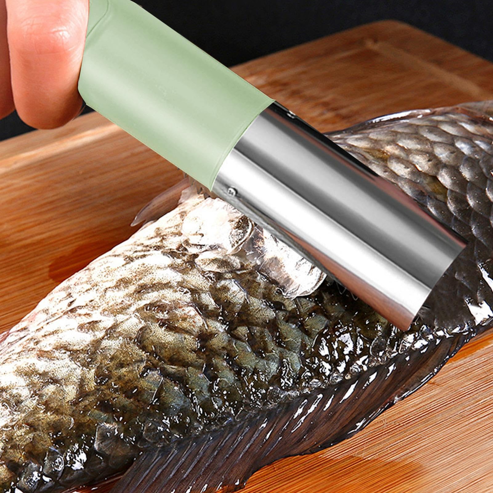 Escamas de pescado, acero inoxidable, ScarperRemover 3000 mAh