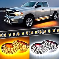 Vista 10 de Nilight 4 Piezas Tiras de Luces de Acento de Neón Underglow de Aluminio 396 LEDs Color de Ensueño Asistencia de Puerta Función Activa de Sonido