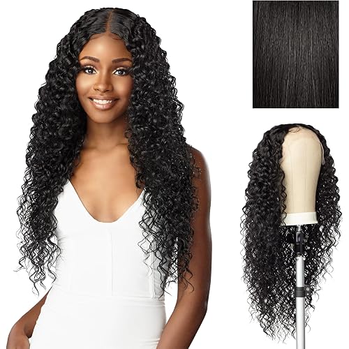Sensationnel Butta Lace Hhm Wig-Bohemian 28 Inch, 1B OFFBLACK