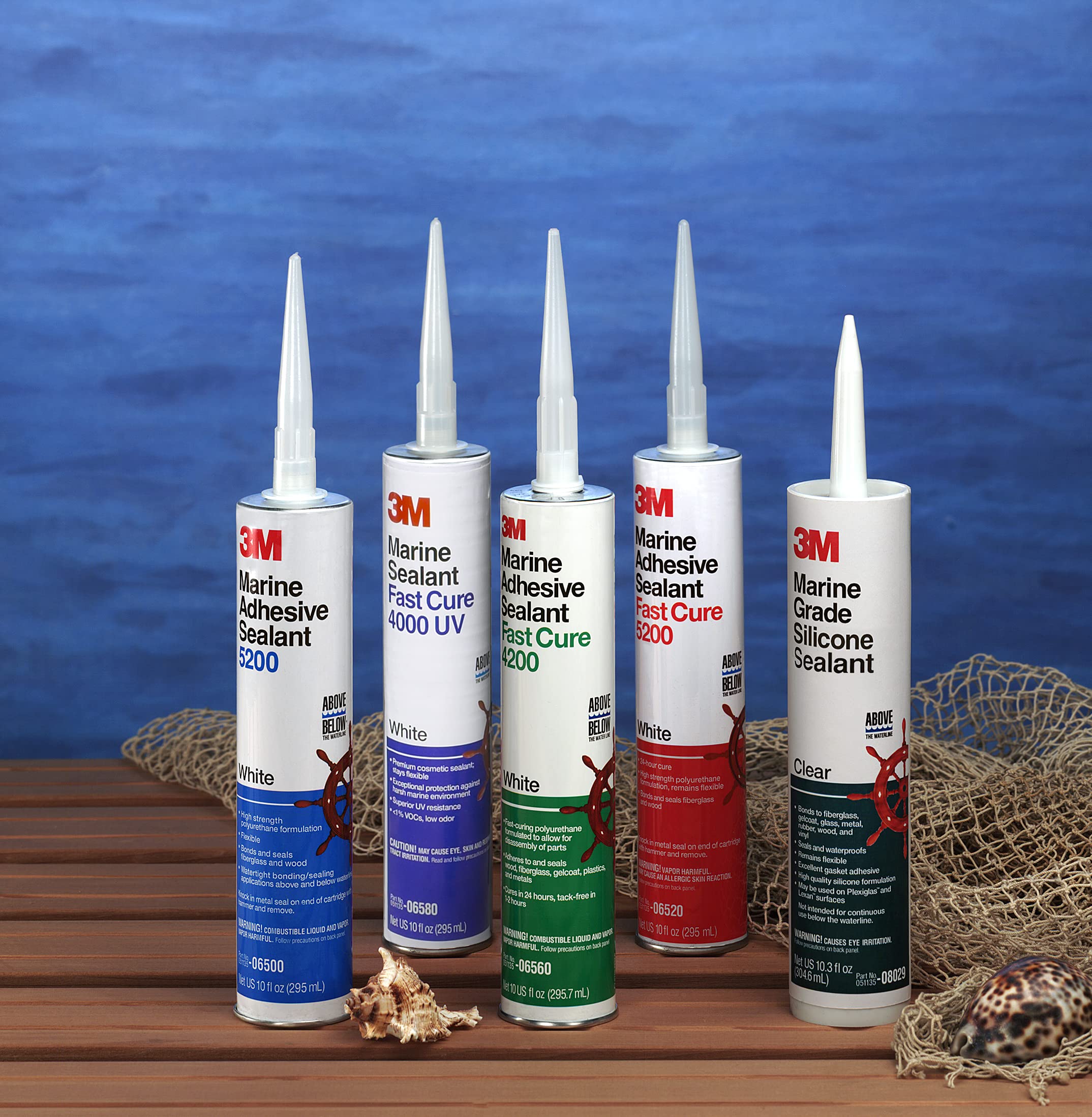 Buy 3M Marine Adhesive Sealant Fast Cure 5200 (06520) Permanent Bonding