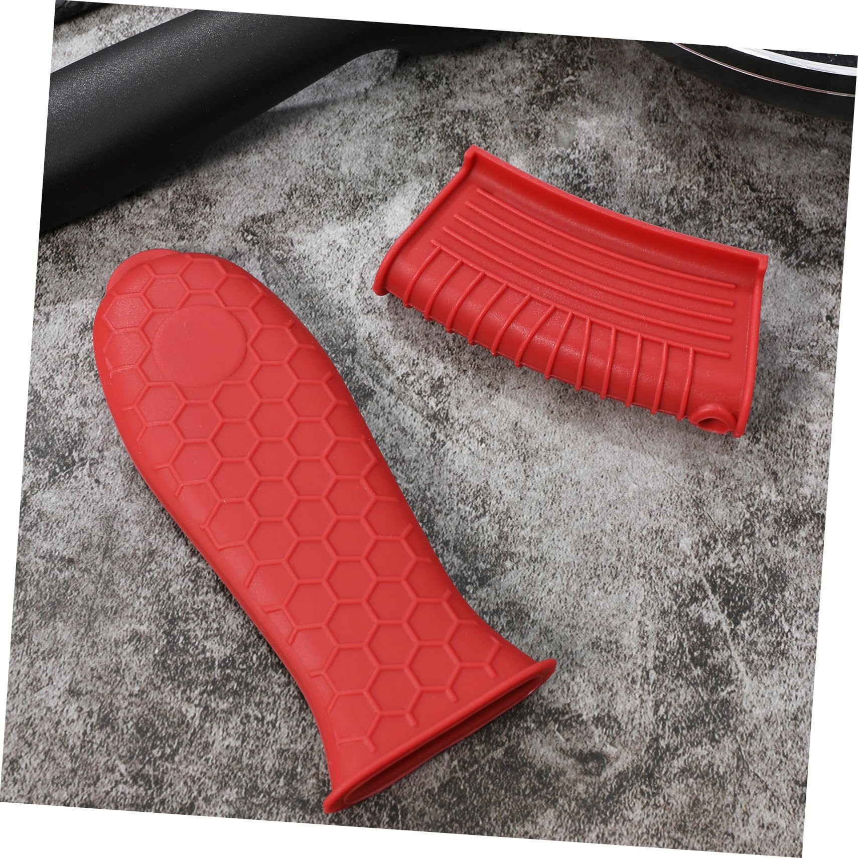 ULTECHNOVO 5juegos Manga De Silicona para Asa De Olla Funda Térmica Protector De Mango Antideslizante para Sartenes y Ollas De Fundas Agarraderas