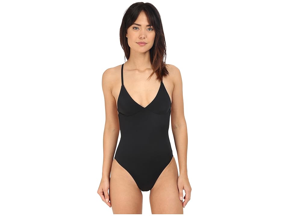 

KAMALIKULTURE by Norma Kamali Slip Mio (Black) Women's Swimsuits One Piece