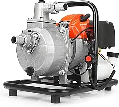 Self-priming self-priming pump 1" | 2-stroke petrol and oil engine | 5,2 hp | Prevalence 25 m | Range 300 L/min | 3,3 bar | for dirty and clean water