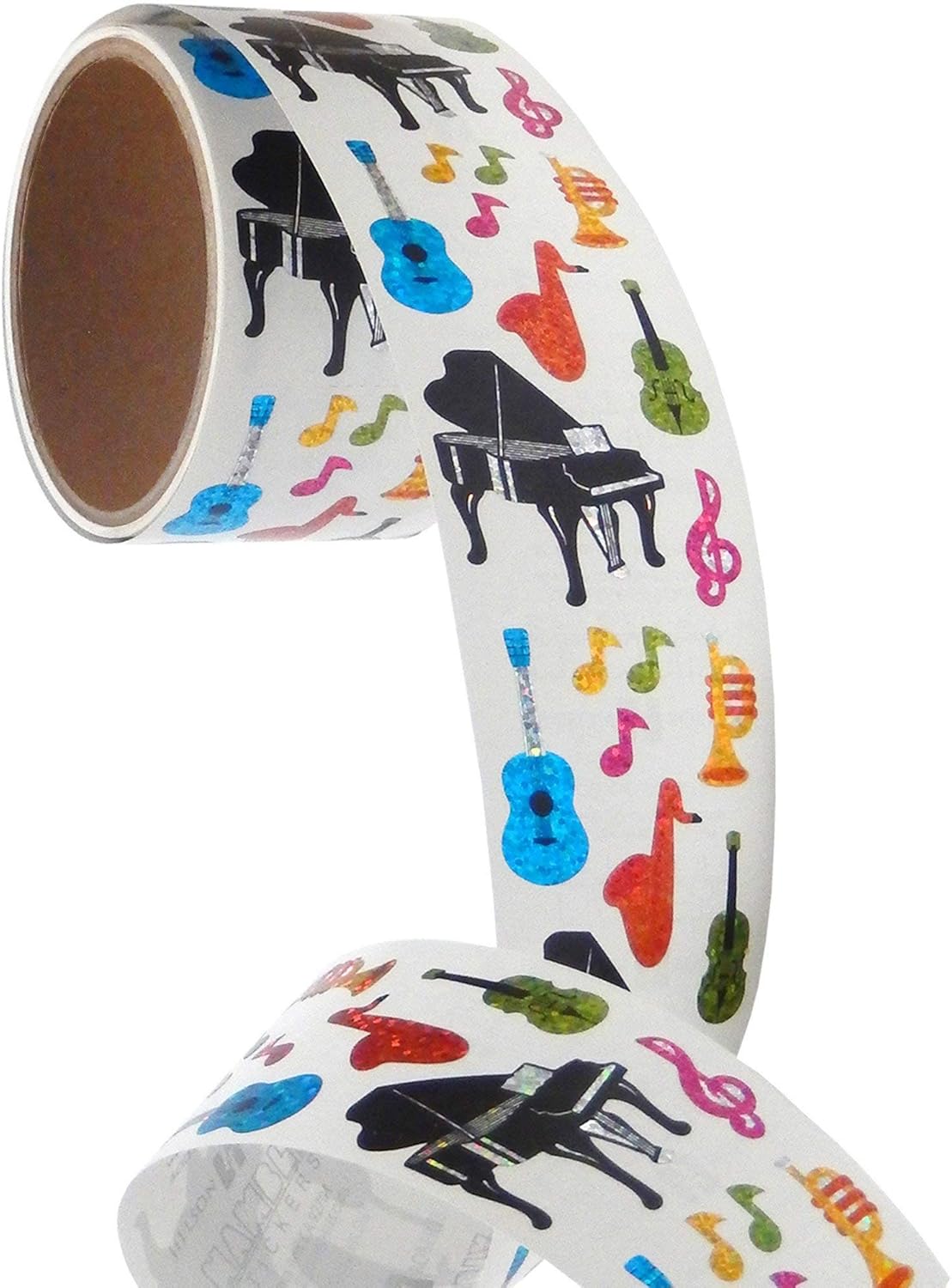 Jillson & Roberts Bulk Roll Prismatic Stickers, Dragons - 50 Repeats