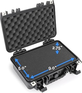 CASEMATIX Travel Case Compatible with NETGEAR Nighthawk M6 Pro or M7 Pro Mobile Hotspots Crushproof Customizable Waterproof Hotspot Case Only