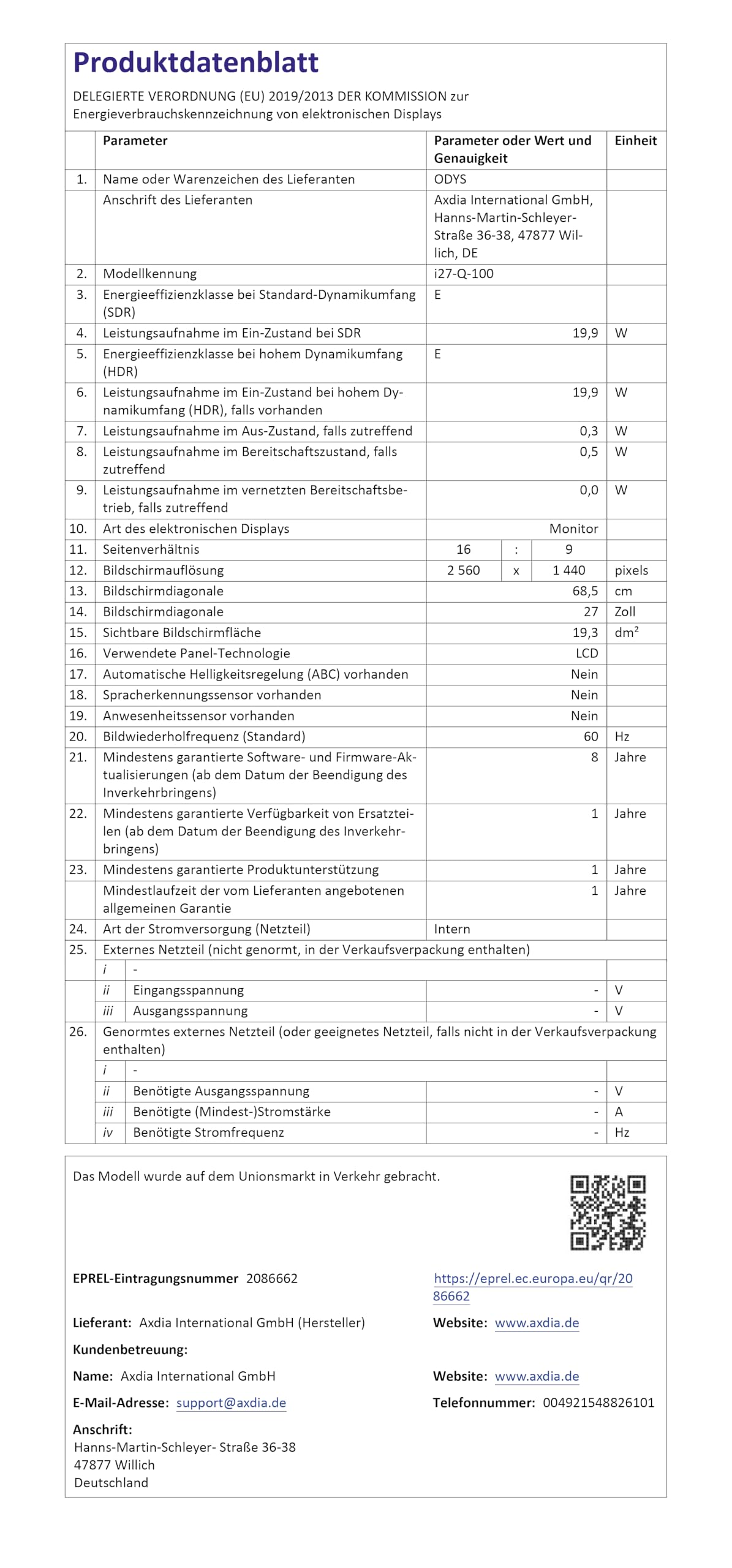 Philips Evnia Gaming Monitor – 27 Zoll, 180 Hz, FreeSync