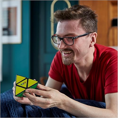 Miniatura 9 de Rubik's Cubo, pirámide, pirámide de Rubik's para resolver problemas, rompecabezas clásico a juego de colores, juguete antiestrés, rompecabezas