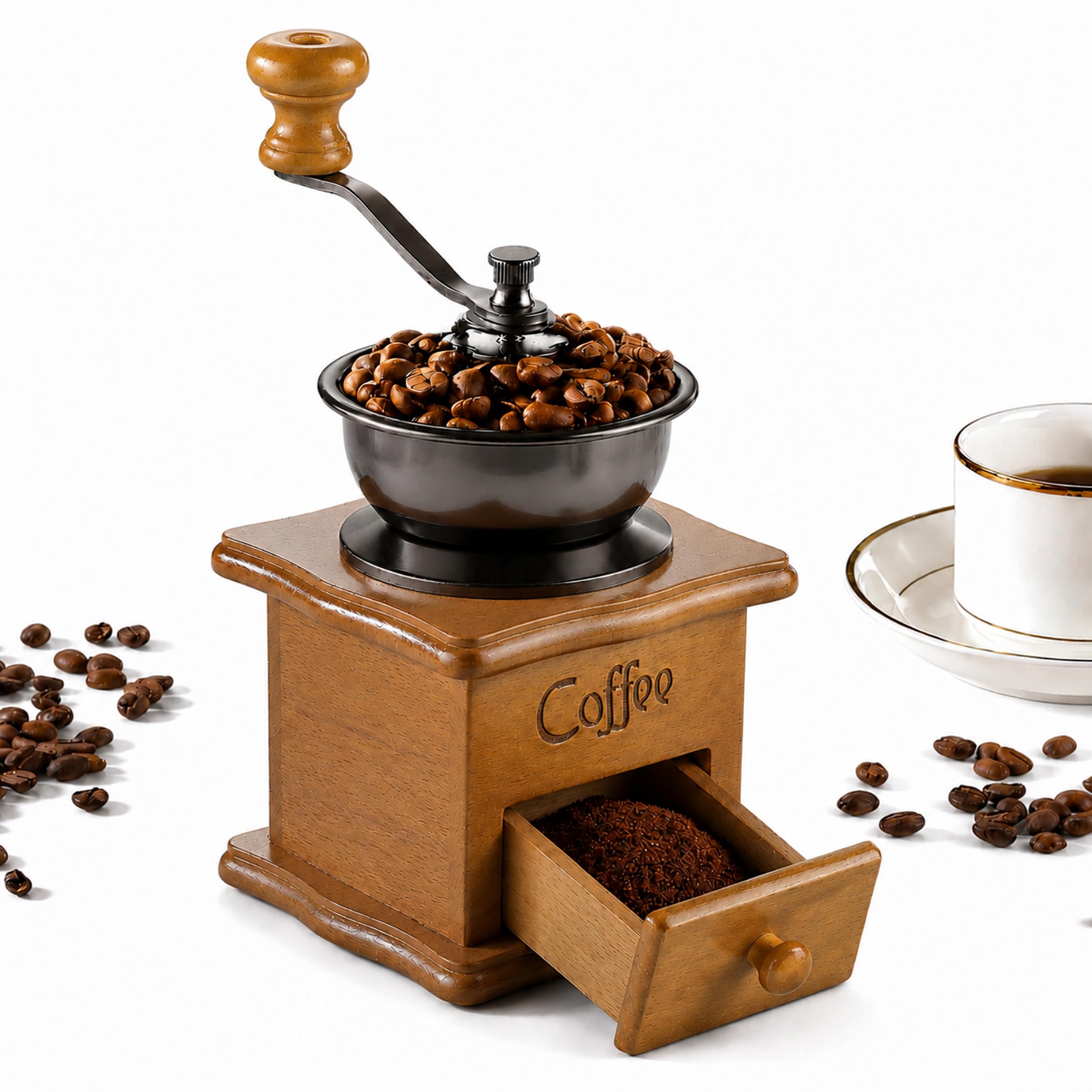 Amazon | Coffee Mill Grinder - Manual Coffee Grinder with