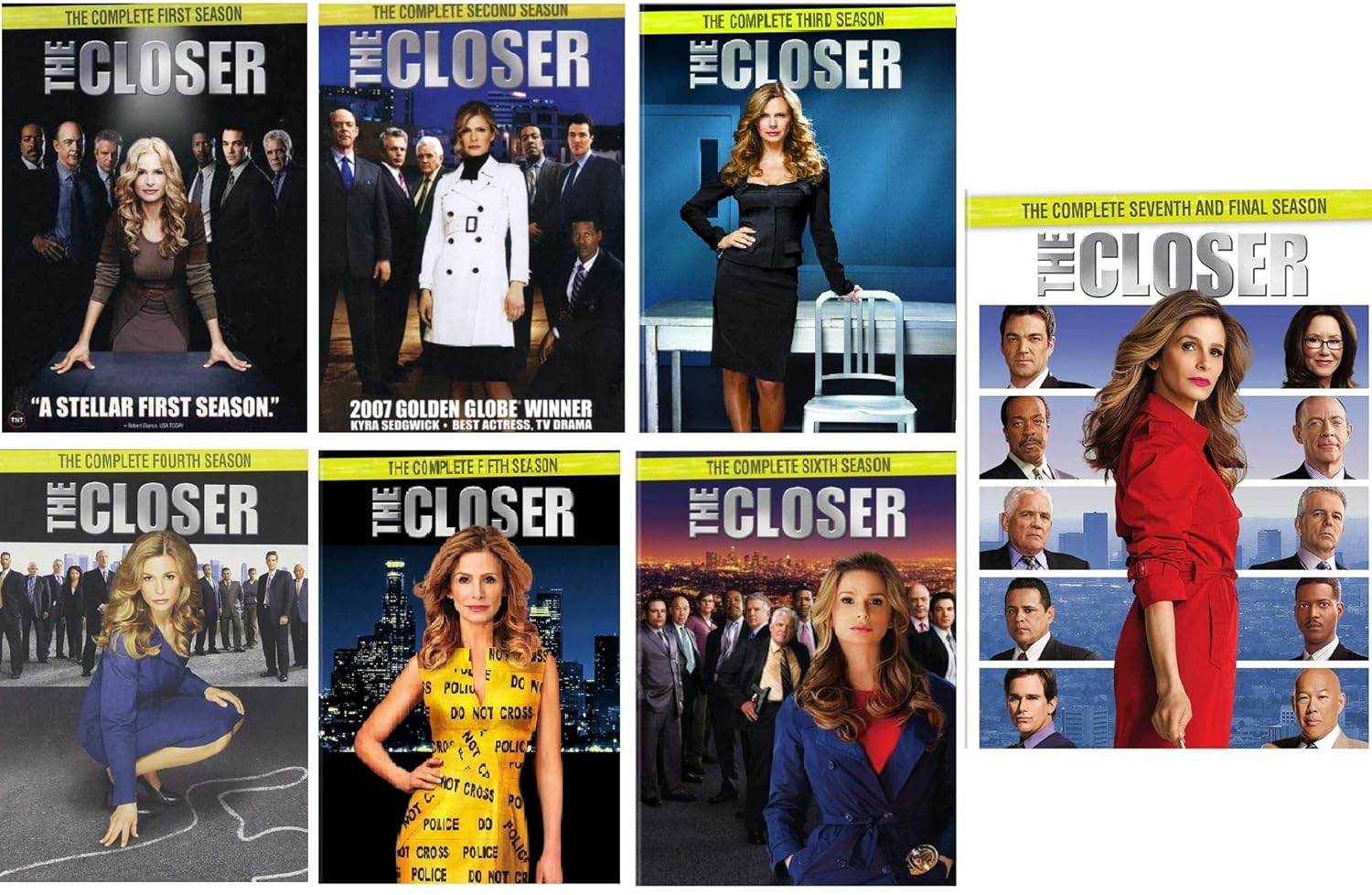 The Closer Complete Series Season 1-7 DVD