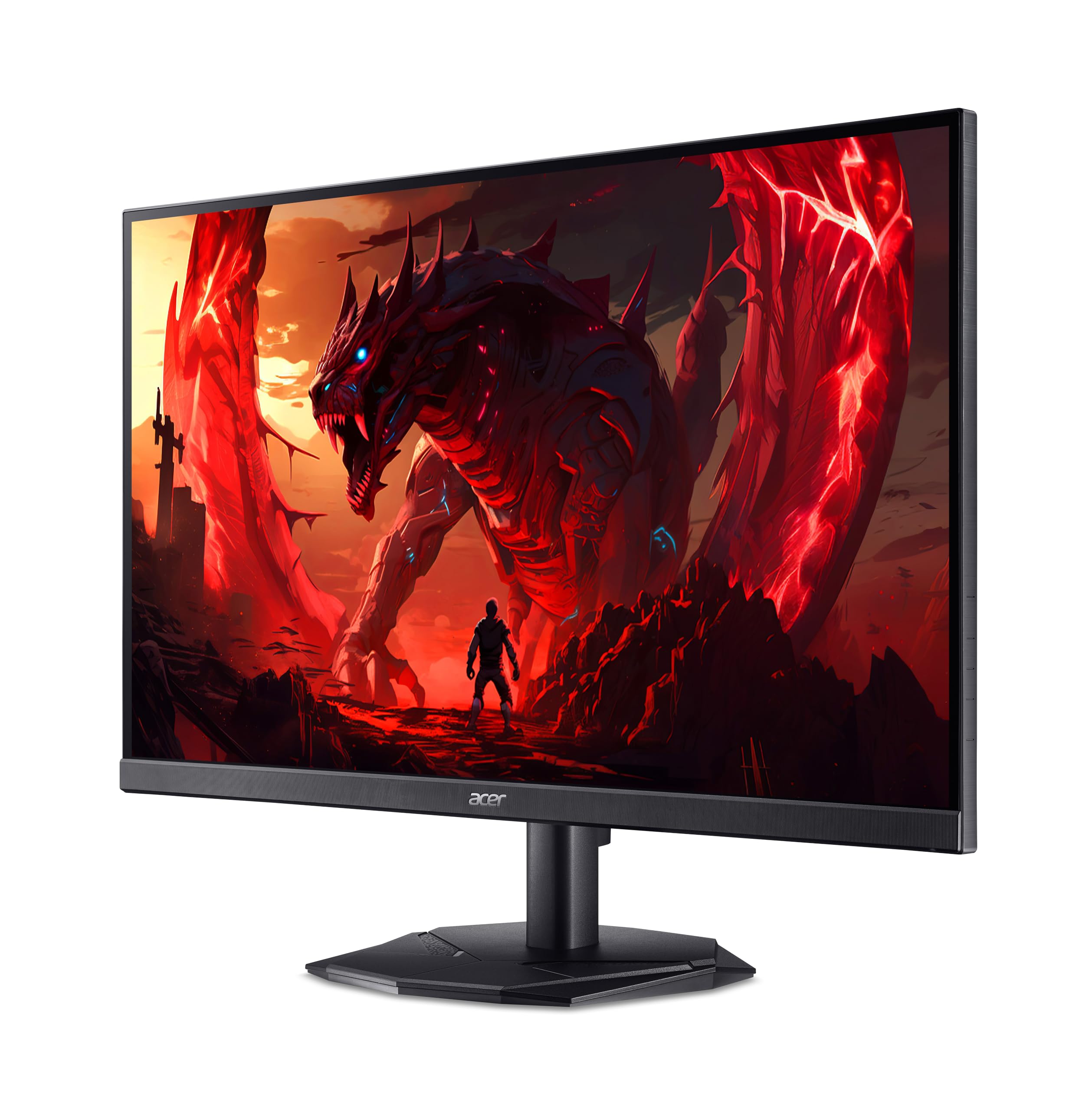 acer Nitro KG242YX1bmiipfx, Écran PC Gaming 23.8" FullHD IPS, 200Hz (1920x1080, 16:9, AMD FreeSync Premium, 1ms (VRB), 250Nits, 2xHDMI 2.0/1xDP 1.2) Moniteur PC, Couleur Noir - 3