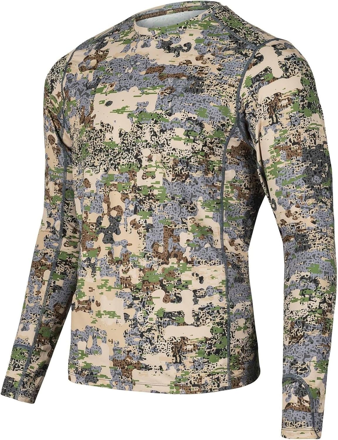 FORLOH Men's SolAir Long Sleeve - Lightweight Sun Shirt/UPF 50+ Sun Protection/Cooling & Quick-Dry Technology/Odor Control (S, Exposed)