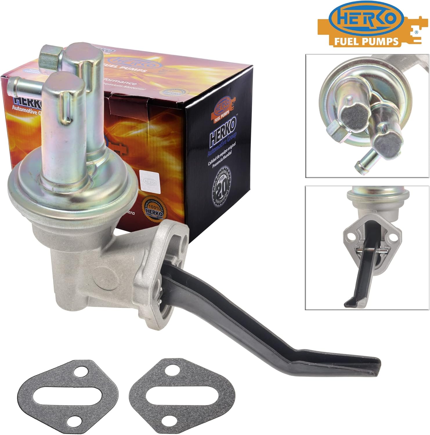 Herko Mechanical Fuel Pump BM6962 for Ford Mercury Thunderbird F-250 E-350 Econoline Club Wagon F-100 F-150 E-350 Econoline E-100 Econoline Monarch E-150 Econoline Club Wagon E-150 Econoline 1975-1979