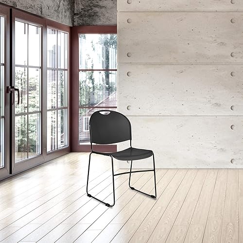 Miniatura 2 de OEF Furnishings Silla apilable ultra compacta multiusos (paquete de 4)