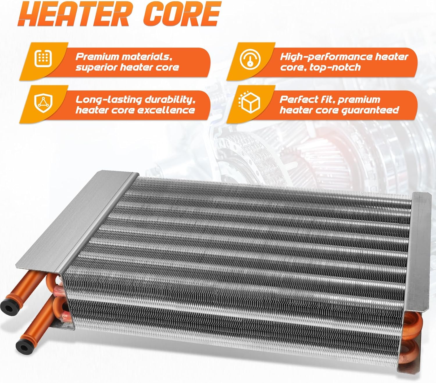 MC10050 Heater Core Fit for Kenworth W900 T800 T300 T400 T600 Models, Replace OE MC10050, 110640BSM, 110640, 2110050