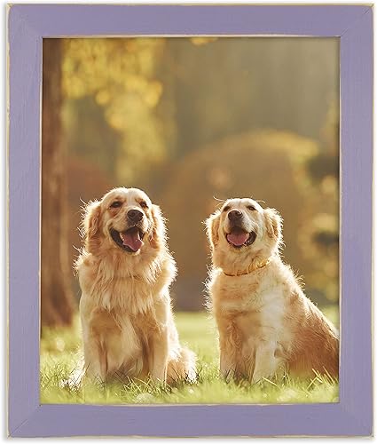 Miniatura 4 de The Rusty Roof - Marco de fotos de madera maciza Emily French Lilac - 11 x 14 pulgadas