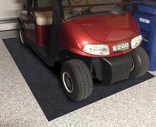 Miniatura 2 de Tapete de piso de garaje, tapete absorbente de aceite, para carrito de golf, motocicletas, protege la superficie del piso del garaje y tiendas,