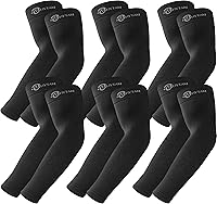 Vista 27 de BHYTAKI Mangas de Protección Solar UV, Mangas de Compresión de Brazo con Enfriamiento UPF 50 para Deportes para Hombre Mujer Adolescente
