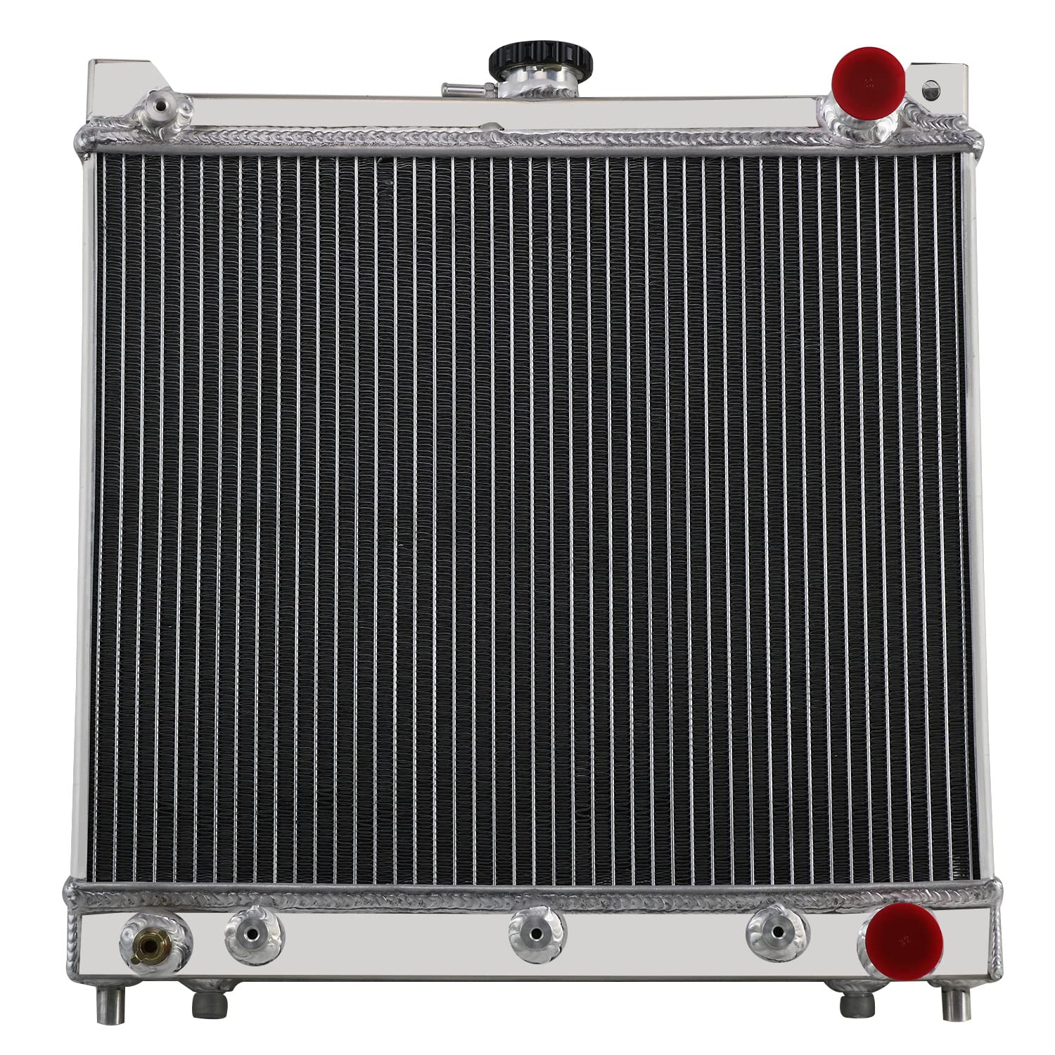 Radiator Compatible with 1999-2005 Suzuki Jimny Sumurai JB 1.3i 16V G13B M13A, 3 Row Full Aluminium Radiator