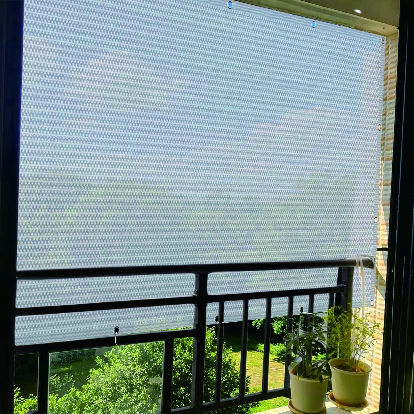 Filet d'ombrage sans perçage pour protéger votre terrasse de la chaleur d'été