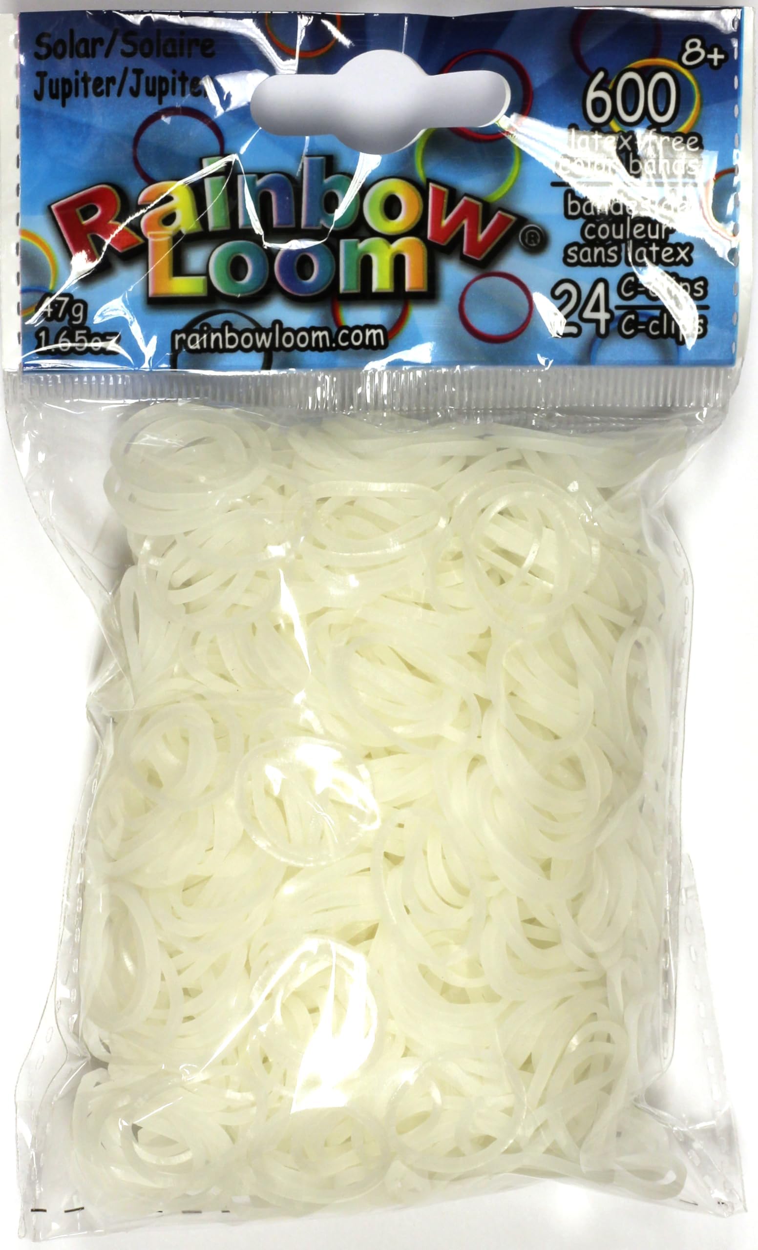 Solar UV Color Changing Jupiter Rubber Bands Refill Pack [600 ct]