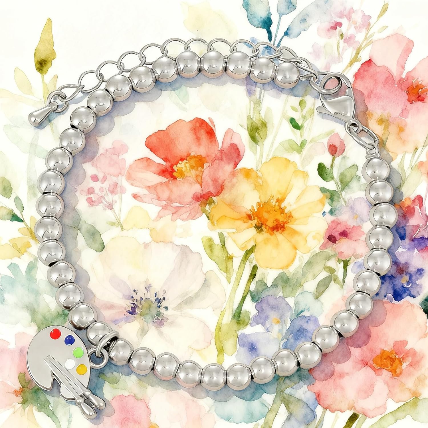 HUTIMY Gifts for Artists Women Teenagers Who Draw Artistic Painters Jewelry Art Teacher Bracelet - Image 4