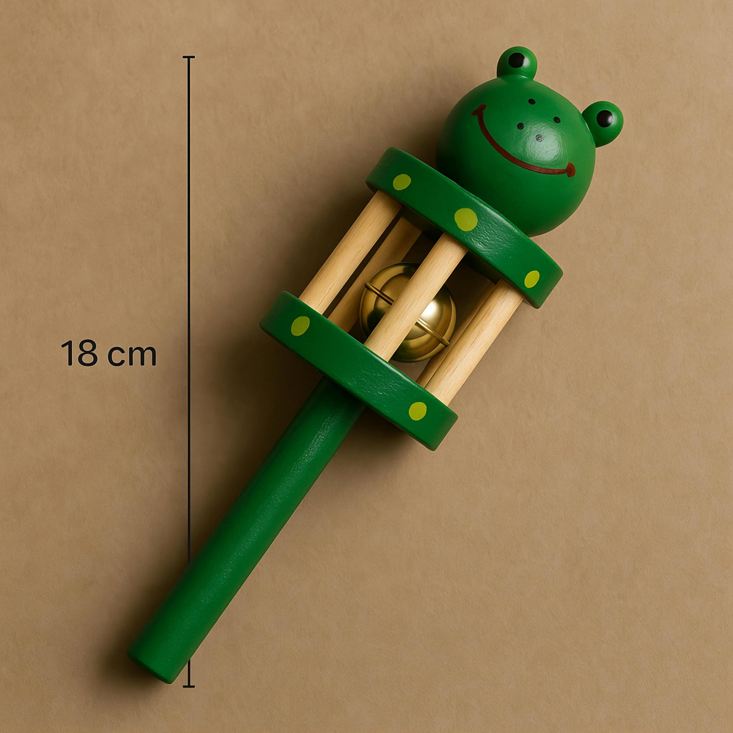 Vemlons Wooden Toy jhunjhuna Wooden Wooden Non Toxic Colourful Rattle Toys for New Born Baby, Musical Infant Toy, / Dugi Dugi Rattle Sweet Cuddle Infant of JhunJhuna 2
