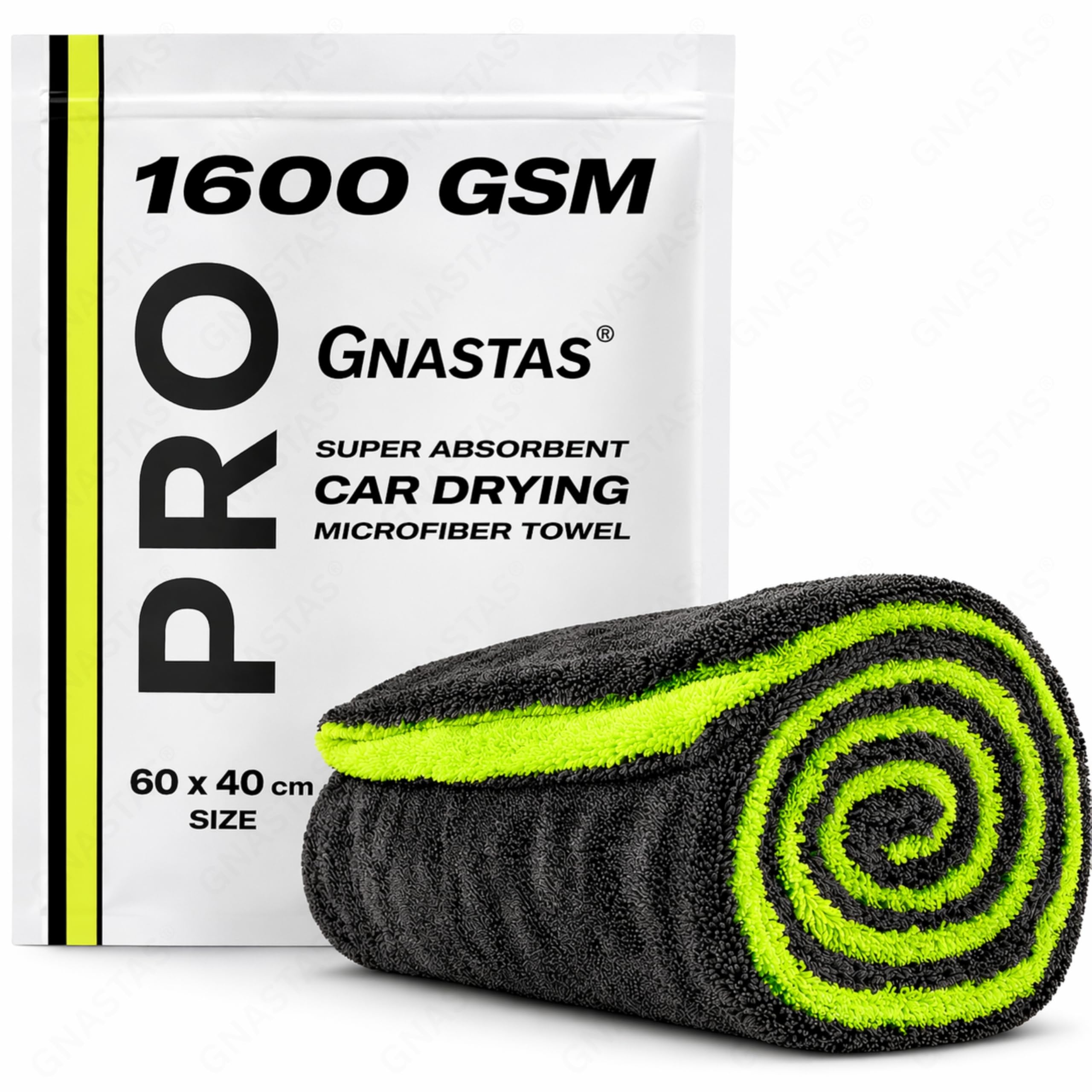 Microfiber Car Drying Towel Ultra-Thick, Super Absorbent, Streak-Free & Scratch-Free Cleaning Cloth | Dual-Sided Edgeless Detailing Towel for Cars, Home & Kitchen 1PC (60 * 40 CM)-image-35