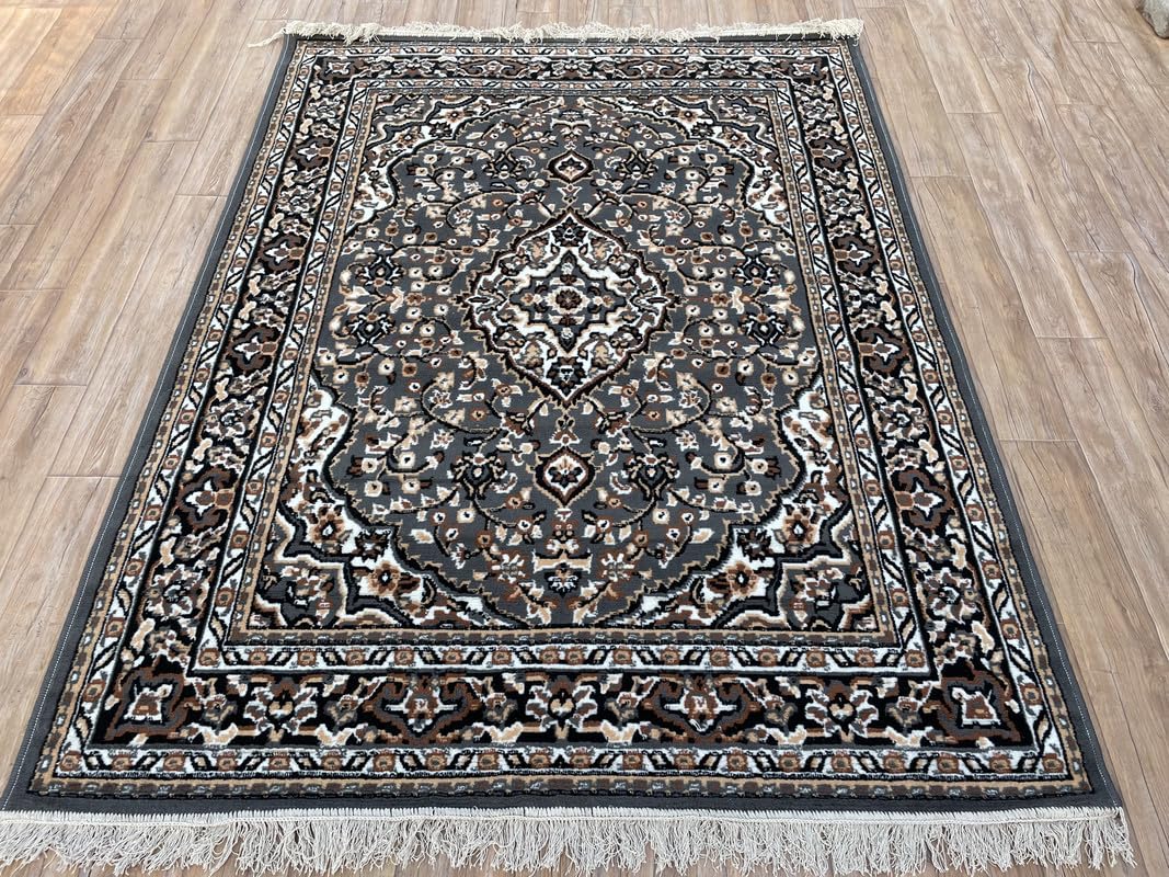 Premium Geometric BCF Acrylic Carpet, 3 x 5 Feet, Soft & Comfortable Indoor Area Rug for Living Room, Bedroom, Office & Home Décor-image-36