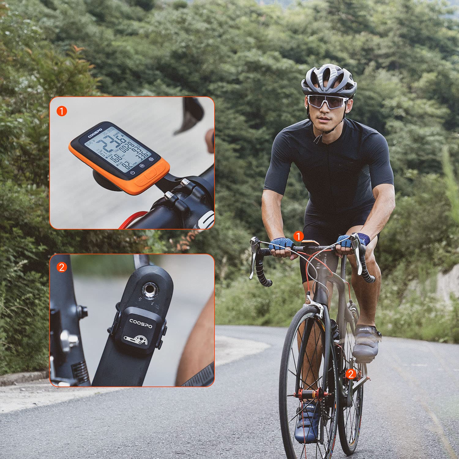Capteur De Cadence Coospo BK467 - Bluetooth & ANT+ - IP67 - Neuf