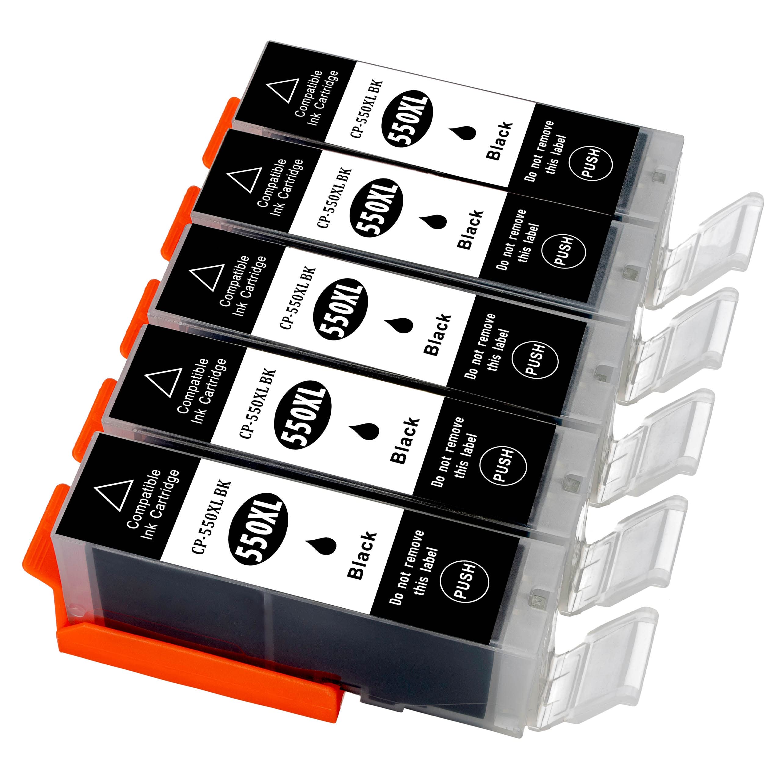 Amaprint 5XL Zwarte Cartridges PGI-550 – Compatibel Met Canon IP7250, IP8750, MG5550, MX725 En Meer – 24ml Per Stuk