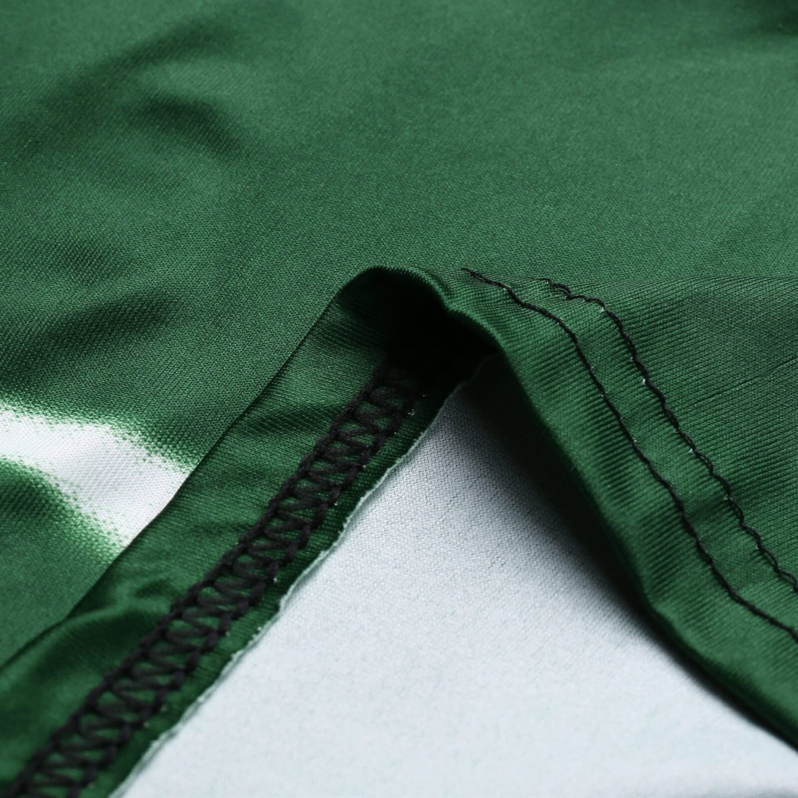 FANFENG Abito da Donna Abiti Senza Maniche A Righe con Scollo A V Abito Lungo da Spiaggia Casual Elegante Abito Lungo con Spalline Elasticizzate Abito Ampio (Color : Green, Size : L/Large)