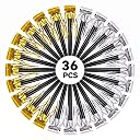 36 Pieces Party Squawkers Party Blower Noisemakers Blowouts Whistles Fringed Noise Maker in Gold and Silver Musical Blowouts for New Year Party Birthday Baby Shower Party Supplies gallery image