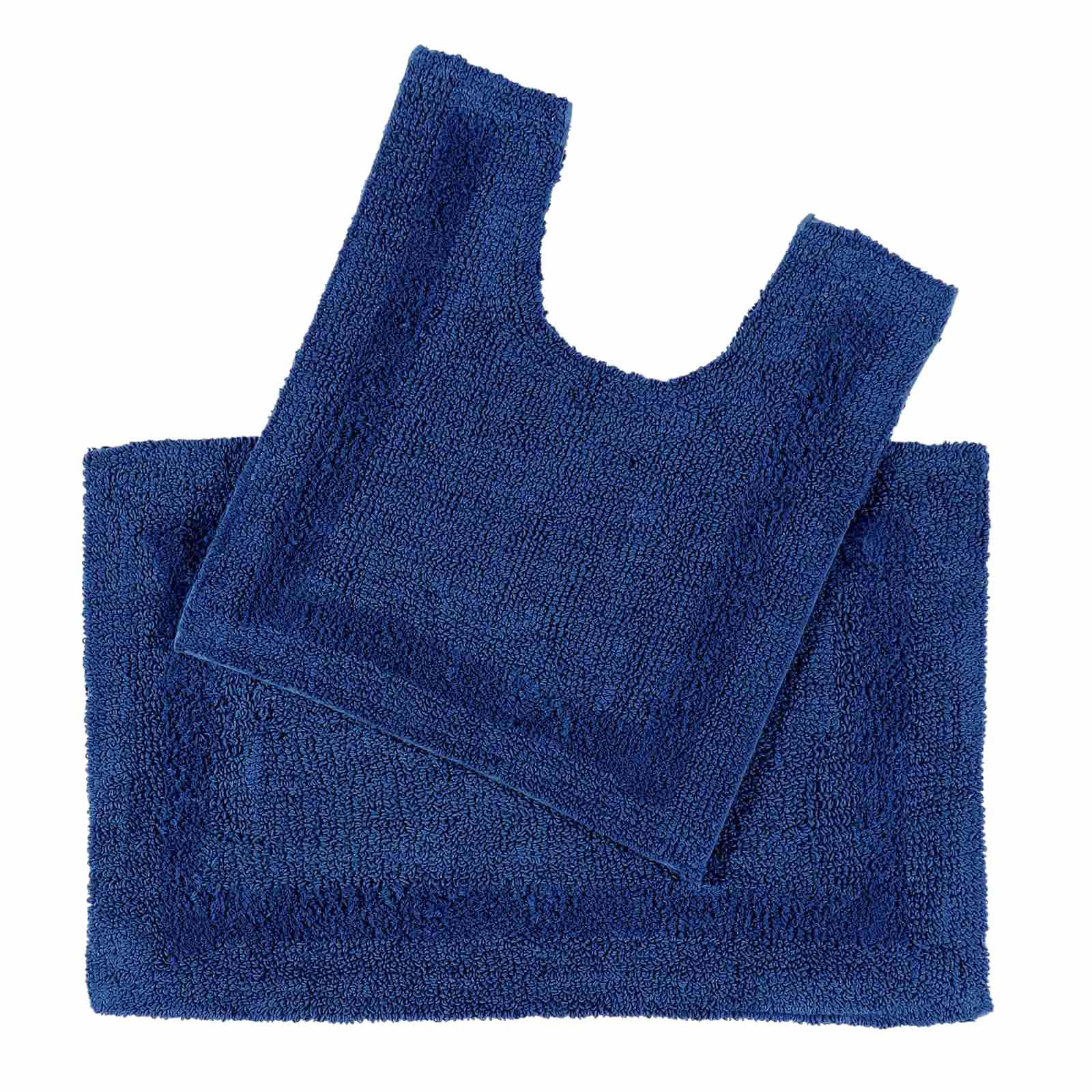 Homescapes Luxury Two Piece Cotton Bath Mat Set