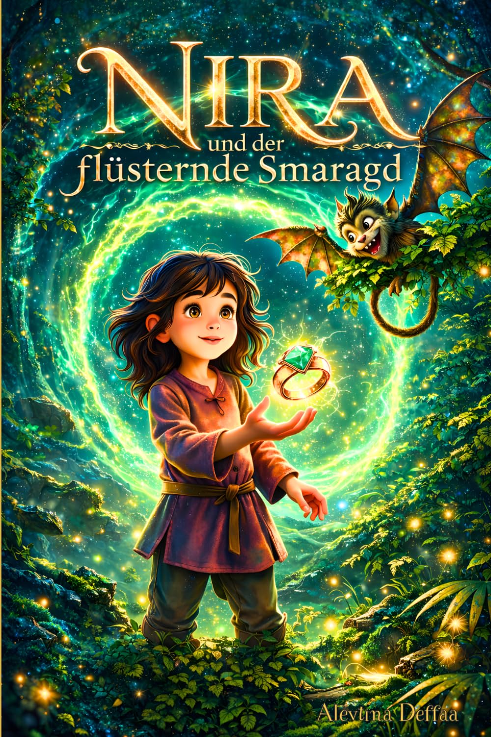 NIRA und der flüsternde Smaragd: Ein magisches Fantasy-Abenteuer zwischen den Welten - Ein spannendes Abenteuerbuch über Mut, Freundschaft und Magie (BAND 2) (NIRA-Fantasyreihe)
