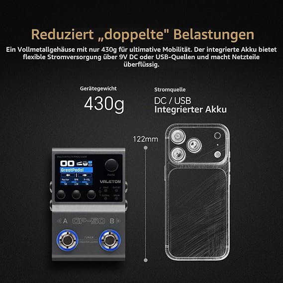 VALETON Multi-Effect Processor & NAM/IR Loader with 100+ HD Effects