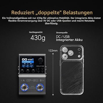 VALETON Multi-Effect Processor & NAM/IR Loader with 100+ HD Effects