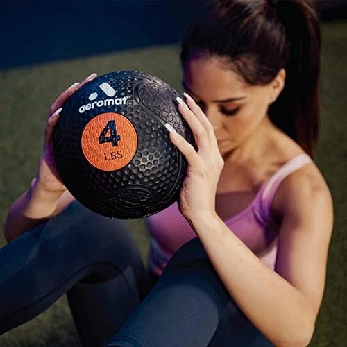 Miniatura 7 de Aeromat Medicine Ball Weighted Medicine Balls for Exercise 2-30lbs - Weight Ball, Med Ball for Workouts, Weighted Balls for Exercise, Extremely