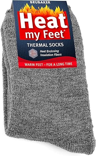 Miniatura 10 de Paquete de 2 calcetines térmicos BRUBAKER Heat my Feet - Pies cálidos - Fibras aislantes que encierran el calor