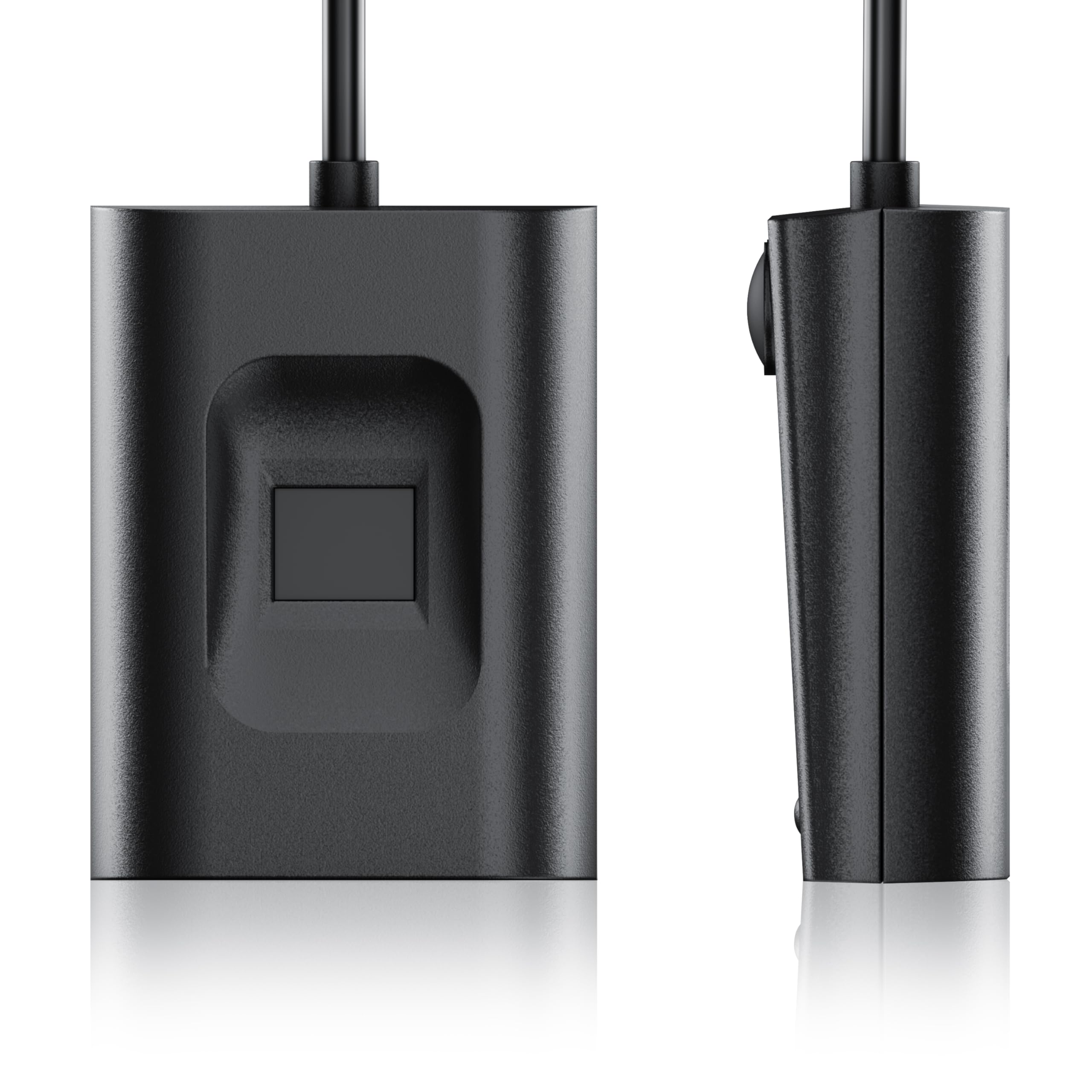 CSL - USB Fingerabdrucksensor - Fingerprint Key - bis zu 10 IDs - Windows 8 – 11 – unterstützt bis zu 10 IDs – Plug & Play – Rundumerkennung
