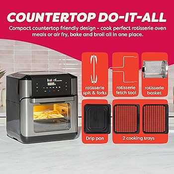 後藤コストコ VORTEX AIR FRYER OVEN １台９役オーブン Air Fryer Oven 9 in 1 with Rotisserie, 10 Qt, EvenCrisp