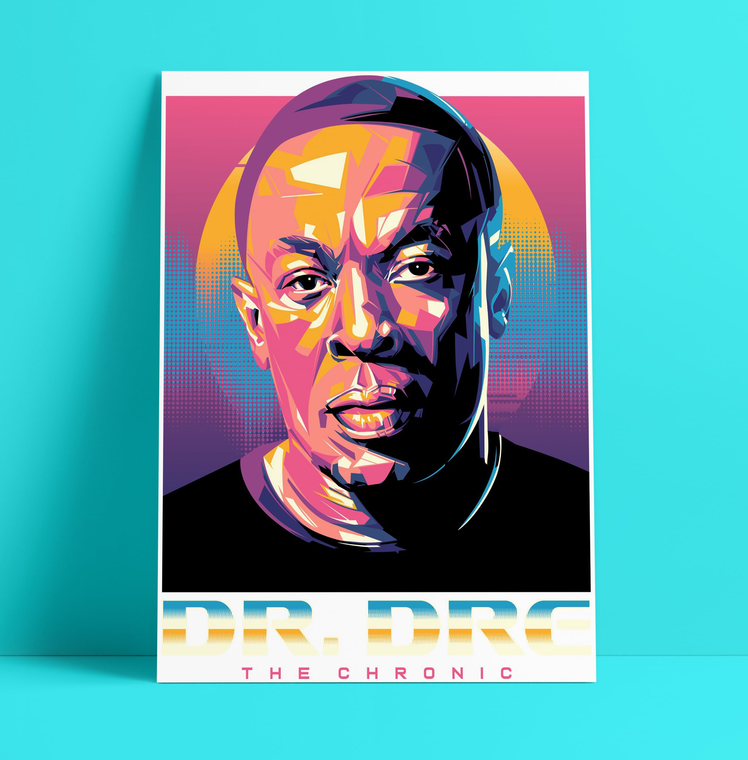 You Are Awesome - Dr. Dre The Chronic Premium Rapper Series Art Effect Poster 01 (12inchx18inch)