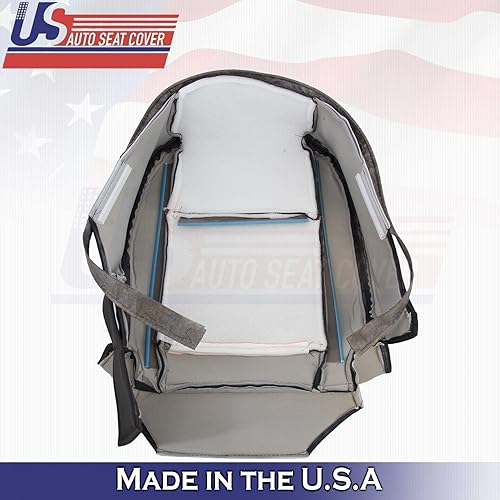 Miniatura 9 de U.S.AutoSeatCover 2011 2012 2013 Compatible con Dodge Charger Front Driver Side Bottom Funda de asiento de cuero BLK