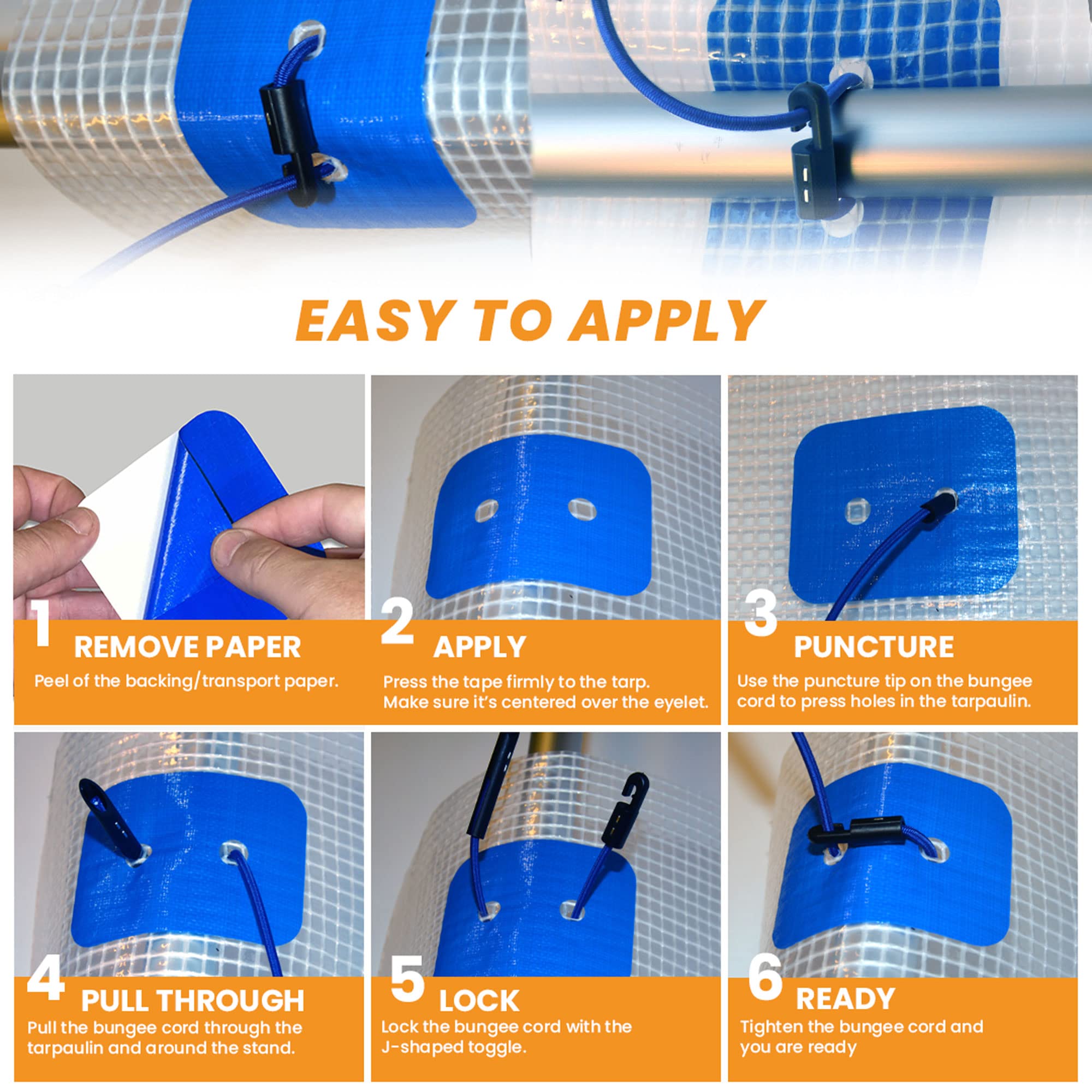 Hippo Outdoor Extra Attachment Points for tarps