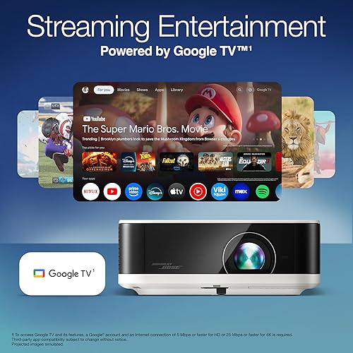 Miniatura 5 de Epson Lifestudio Pop Full HD - Proyector personal de estilo de vida, 700 lúmenes de color y brillo blanco, sonido de Bose Technology, Google TV,