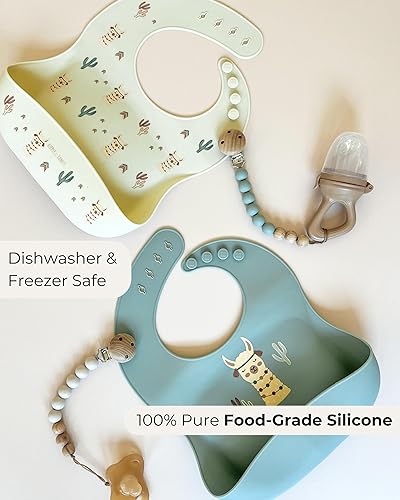 Miniatura 3 de Hippypotamus Alimentador de alimentos para bebés y bandeja para congelador, alimentador de frutas de silicona, juguetes para dentición para