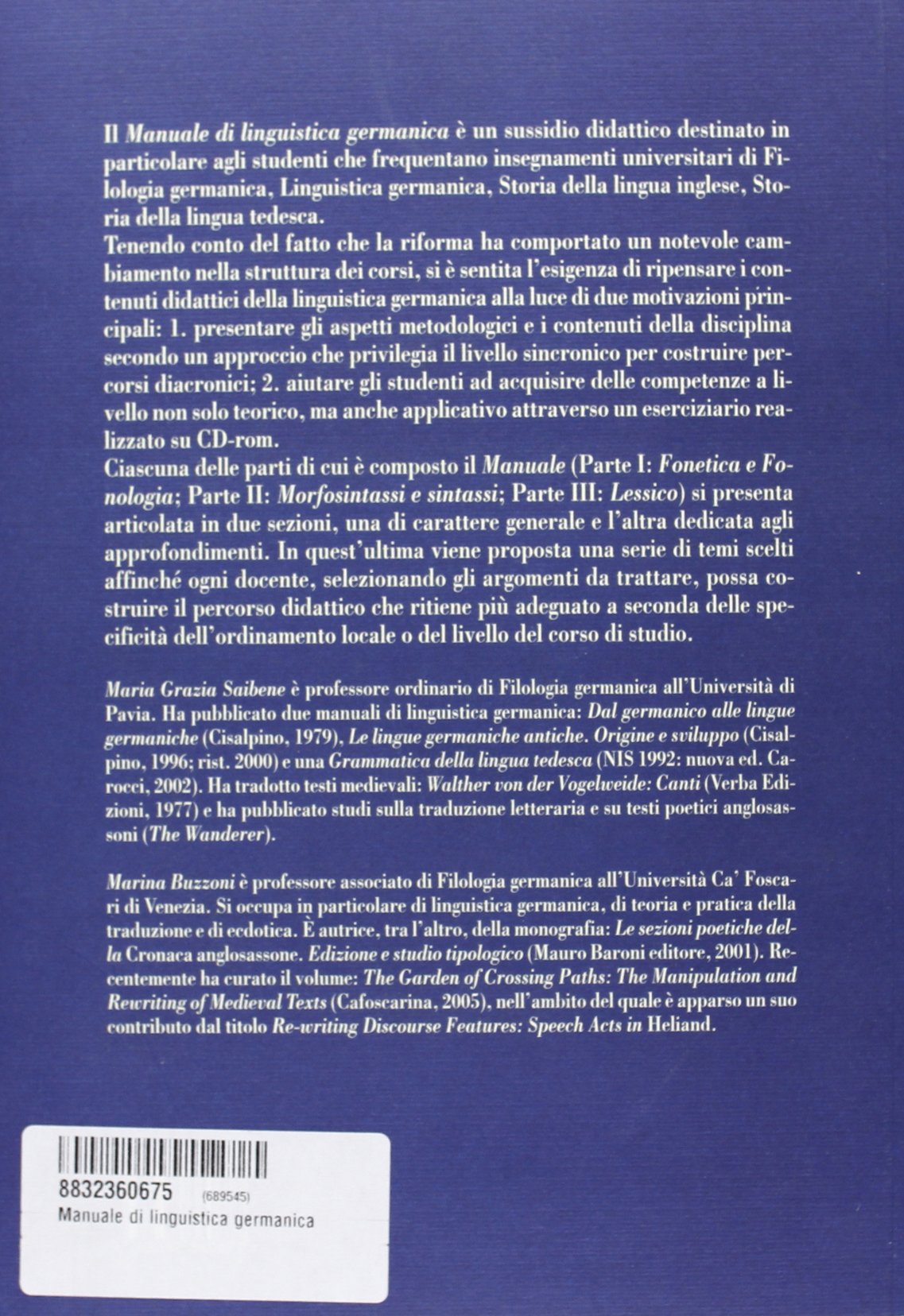 Manuale di linguistica germanica