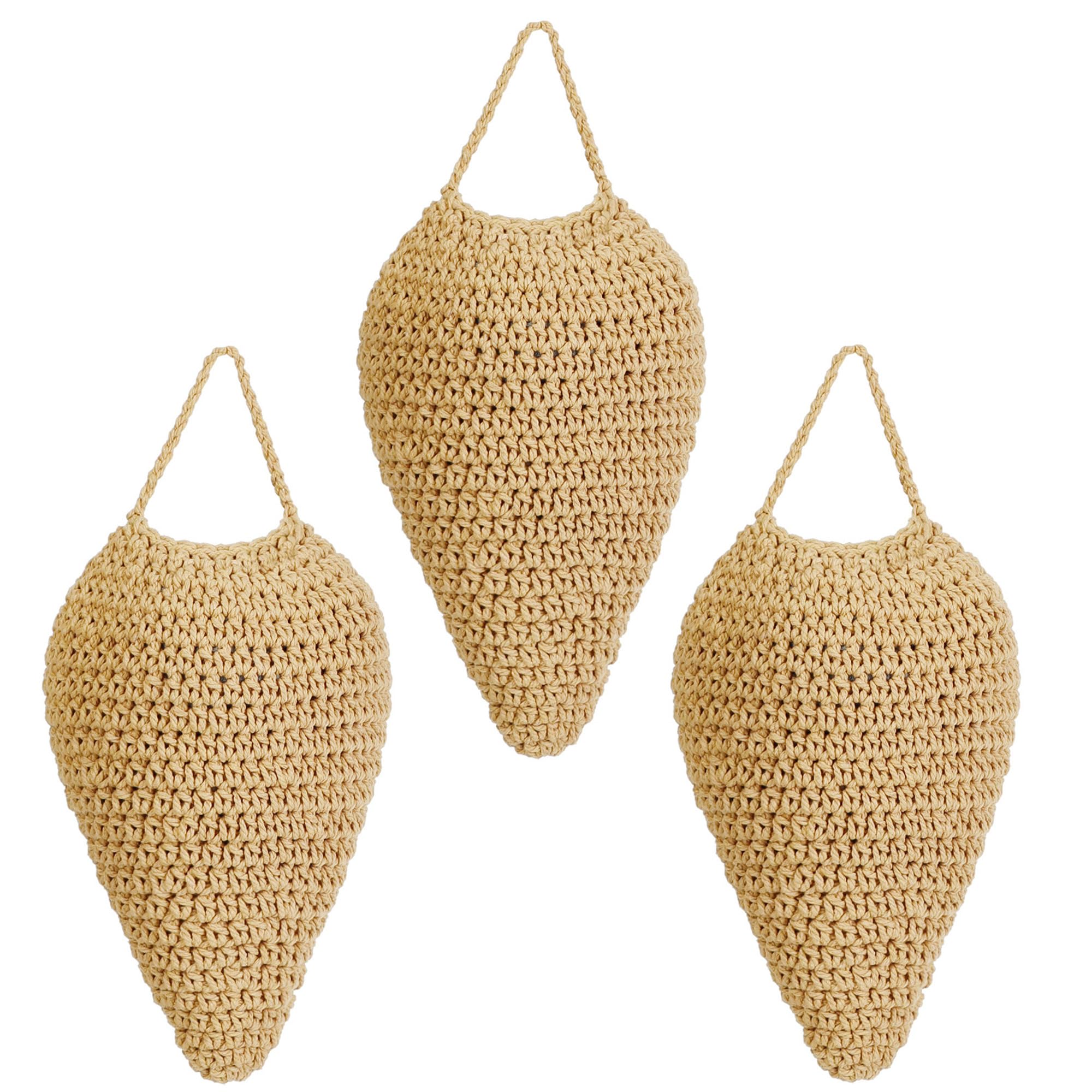 3 Pack Crochet Wasp Nest Decoy