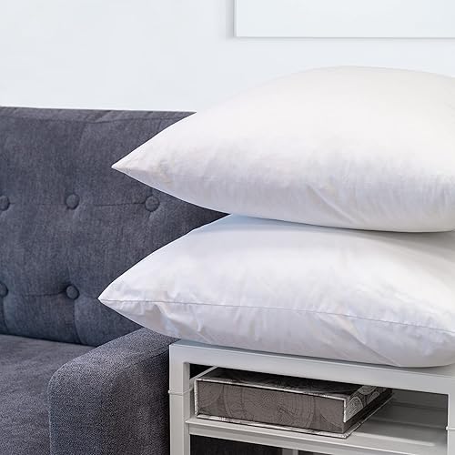 Miniatura 5 de Relleno de almohada de plumas premium, 14 x 20 pulgadas, paquete de 2